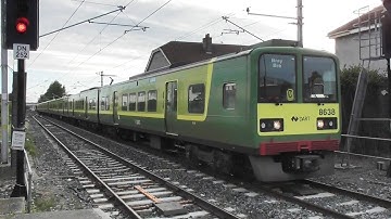 Irish Rail 8520 Class Dart Train 8638 - Kilbarrack Station, Dublin