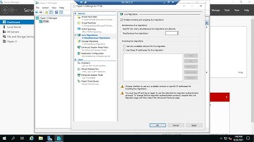 Post installation Hyper-V configuration