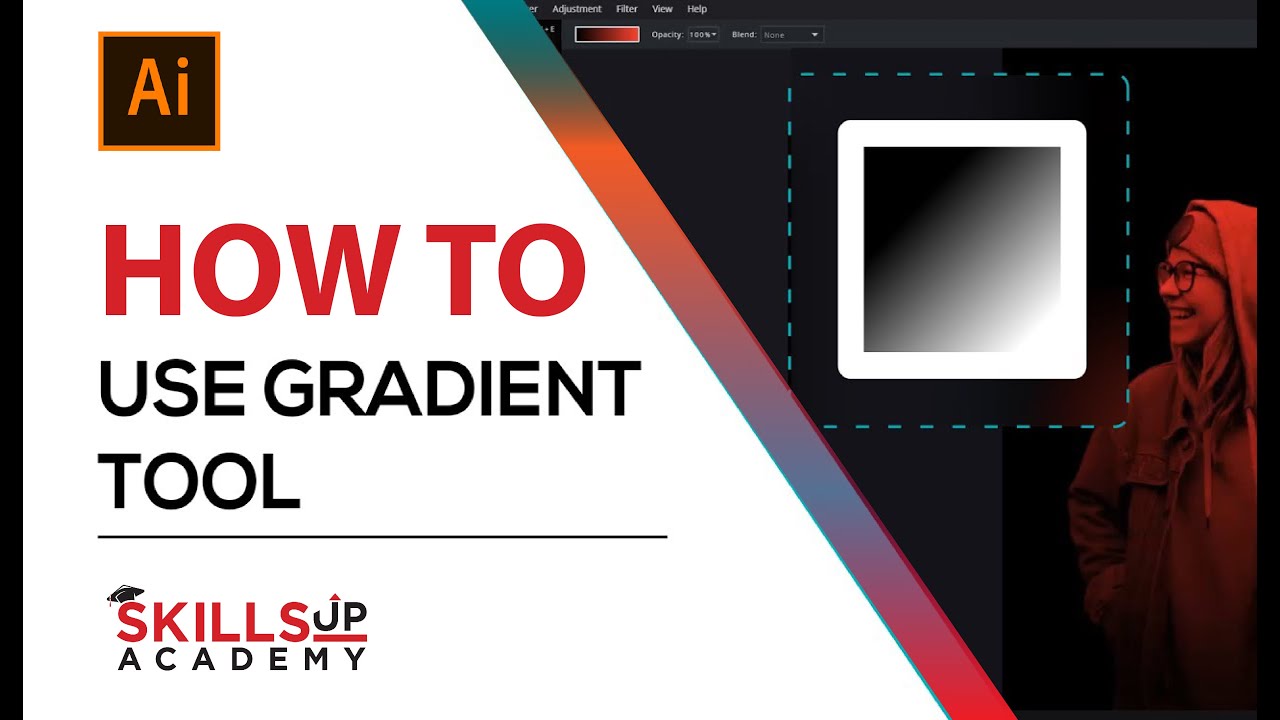 How to Make a Gradient in Illustrator | Urdu | Hindi - YouTube