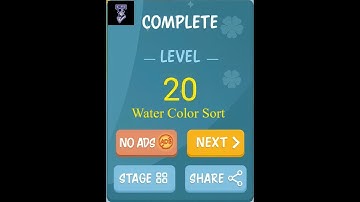 Water Color Sort - Level - 20
