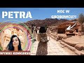 PETRA - MIASTO WYKUTE W SKALE, DO DZISIAJ SPIĄ TUTAJ BEDUINI