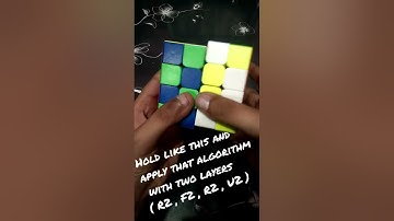 How to make checkerboard pattern on 4X4 Rubik