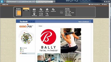 How to Make a Custom Facebook Page for Fitness Club using GoGoPin - Tutorial
