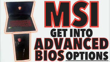 MSI🔥How To Enter Advanced BIOS Settings | Unlock MSI BIOS Mode Options For Laptop / PC