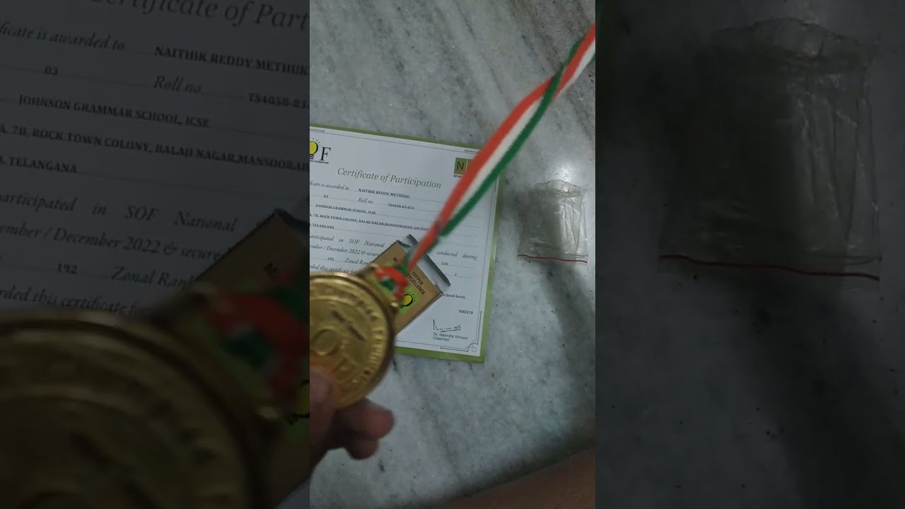 Unboxing Tinku s NSO Gold Medal Conducted By SOF YouTube Unboxing Tinku s NSO Gold Medal Conducted By SOF YouTube