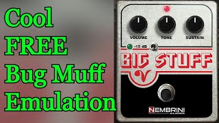 Cool FREE Distortion VST Plugin by Nembrini Audio - Big Stuff - Electro Harmonix Big Muff Emulation Cool FREE Distortion VST Plugin by Nembrini Audio - Big Stuff - Electro Harmonix Big Muff Emulation