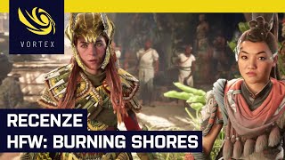 Recenze Horizon Forbidden West: Burning Shores. Rozšíření přináší ještě lepší závěr druhého dílu