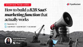 Full How to Build a B2B SaaS Marketing Function That Actually Works | Growth Show ft. Deepakshi Dawar Update