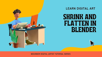 ֍ Blender 3D Animating Tutorial for Engineers in Hindi: Shrink and Flatten in Blender֍