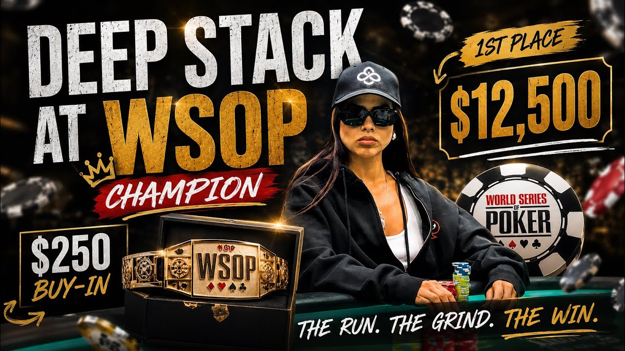     Won My First WSOP Deep Stack! ($12,500 Score)