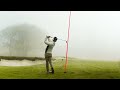9 holes of relaxing golf in the fog