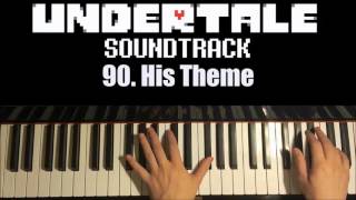 Undertale OST - 90. His Theme (Piano Cover by Amosdoll) chords