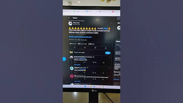 10,000 BITCOIN STOLEN FUNDS TO UNKOWN WALLET #shorts #crypto #bitcoin #hacked #bitfinex