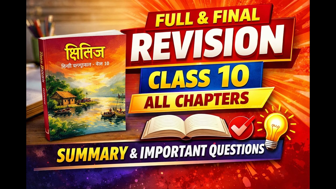 CBSE Class 10 Hindi | गद्य खंड + काव्य खंड Full Book Revision | Board Exam 2026 || #cbse #hindi