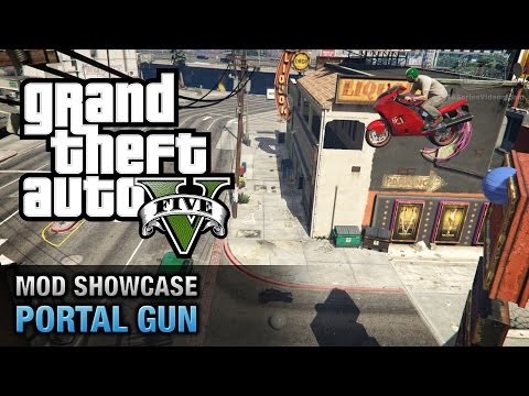 GTA 5 PC - Portal Gun [Mod Showcase]