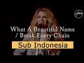What a Beautiful Name w/ Break Every Chain - Hillsong Worship (Sub Indonesia)