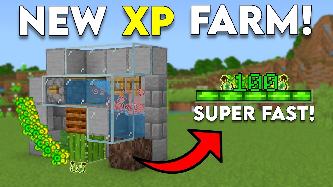 NEW BEST EVER XP FARM in Minecraft Bedrock! (26.1+) - YouTube