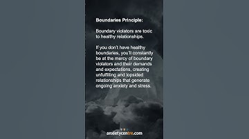 Boundary Violators Are Toxic To Healthy Relationships #boundaries #anxietyrelief #anxietycentre