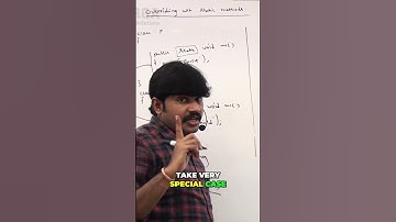 Java Class Test: Public Static Void Main Explained! #shorts