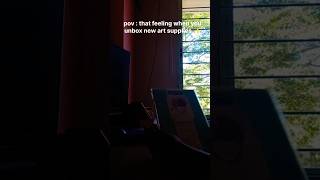 JUST UNBOXED THIS BEAUTY 🥹🎀 #artvideo #artshorts #viral #unboxing