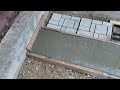 Concrete Step (Drop Down To Pavers)