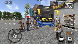 Mobil Bus Paimaham Basuri Menjemput Penumpang Di Terminal | Bus Simulator Indonesia Gameplay screenshot 3