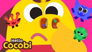 Booger Song🤧 Don't Pick Your Nose | Nursery Rhymes & Kids Song | Hello Cocobi