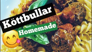 How to make Meatballs Kottbullar, Mit Limetten schmecken sie am besten Hackbällchen an Tomatensauce