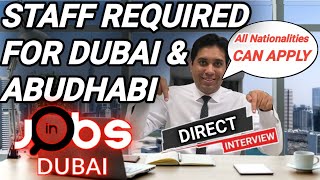 Urgent Hiring For Abu Dhabi And Dubai Job Vacancies : Get Your Dream Jobs In Dubai Now!