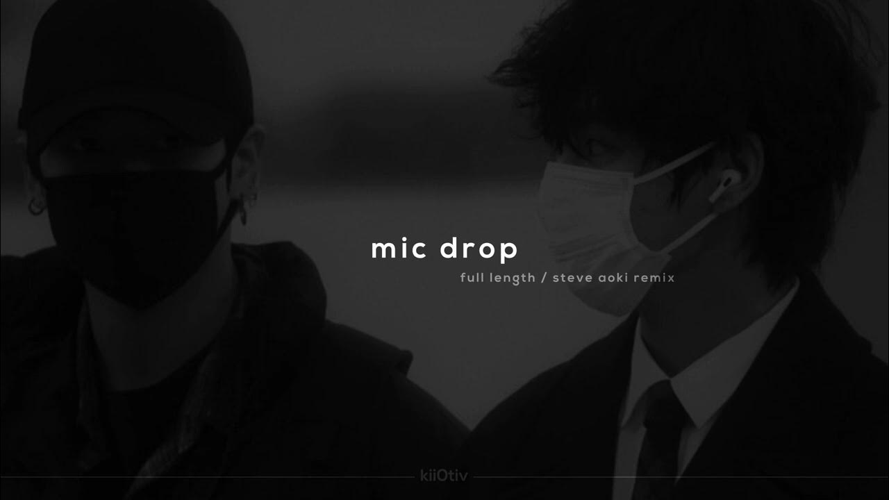 bts mic drop aoki remix (sped up + reverb) YouTube