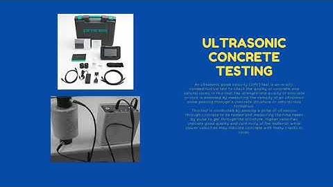 Ultrasonic Concrete Testing- Sabio Engineering Services