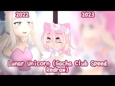 Lunar Unicorn || Gacha Club Speed Redraw || Gift for