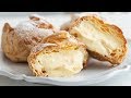 シュークリーム：パイシューの作り方 Cream puffs：Choux au Craquelin｜HidaMari Co…