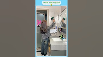 💨 Giá treo máy sấy tóc tiện lợi – Không lo rối dây, rảnh tay sấy tóc! 🧴✨ #giadungtienich #xuhuong