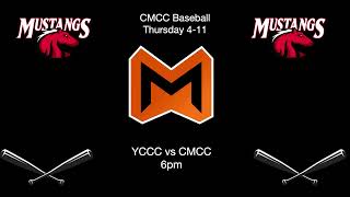 YCCC at CMCC Baseball Doubleheader 5/7pm