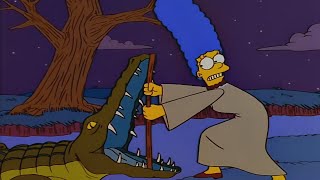 Marge Escapes The Cult - The Simpsons