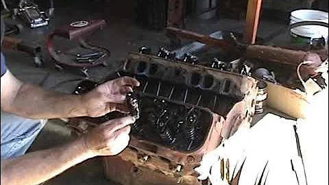 Part#1 of 20 Chevy BBC Hi-Perf 454 engine Rebuild / tear down