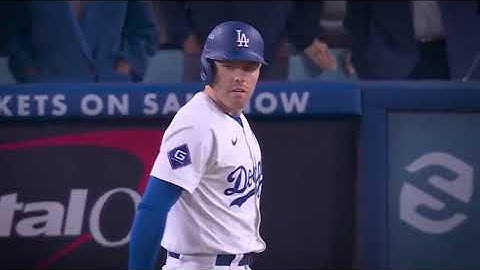 Kendrick Lamar’s “tv off” soundtracking the Dodgers highlights.