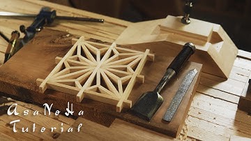 Making the Asanoha Pattern - Kumiko TUTORIAL