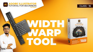 How to use width tool in illustrator | Tutorial in Urdu / Hindi
