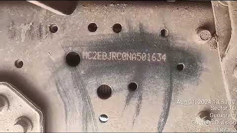 Eicher Pro 2095 Xp Chassis number Location