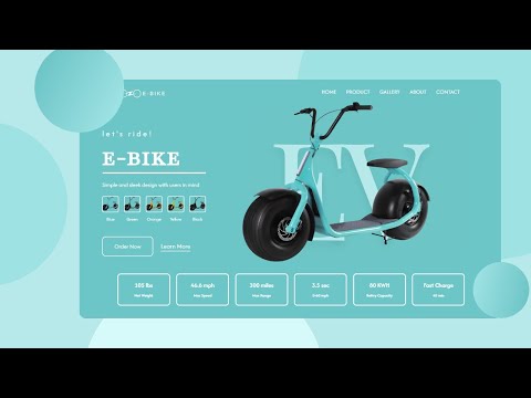 How to Make an Animated Website Using HTML, CSS, & JavaScript | Header ...