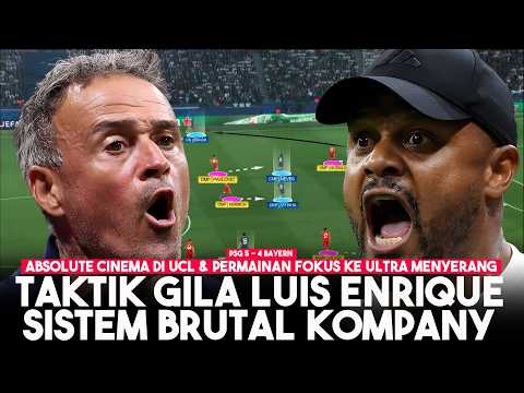 angkasabet x hvtoto - Taktik Gila Luis Enrique, Sistem Brutal Kompany & Saling Serang di UCL | PSG 5 - 4 Bayern Munchen