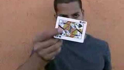 David Blaine - card trick for YouTube *MUST SEE*
