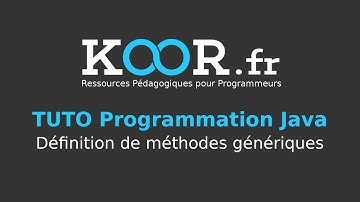 TUTO Java : Définition de méthodes génériques