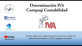 Determinacin Iva Tablero Fiscal Contpaqi Contabilidad