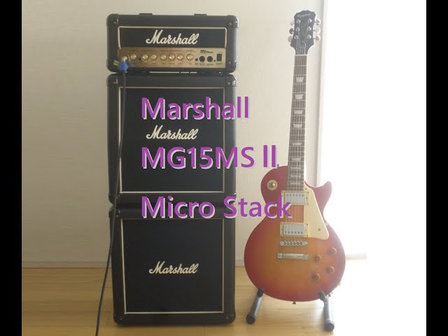 マーシャルアンプ　MG15MSII Marshall Lead Guitar Amp Amplifier MG15MSII Mini Micro Full