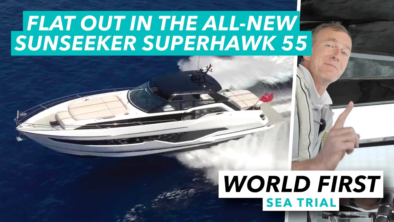 ENG] NEW SUNSEEKER SUPERHAWK 55 - Motor Yacht Review - The