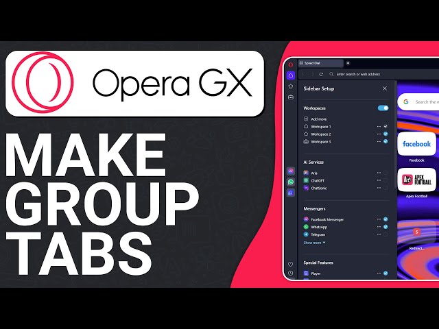 How to Make Group Tabs in Opera GX (2025) | Working Method - YouTube