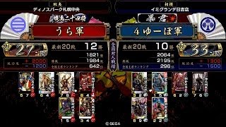 戦国大戦 傾奇者対決 [2014/07/19] うら VS ４ゆーぽ